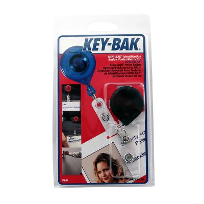 KEY-BAK ID Card MINI-BAK SVART med bälte clips